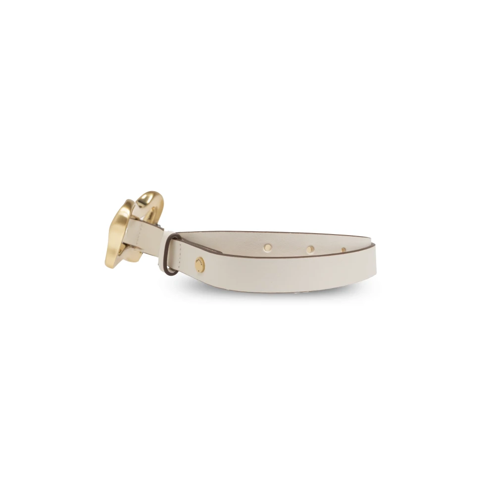 Rag & Bone Leren riem Greige Beige Dames