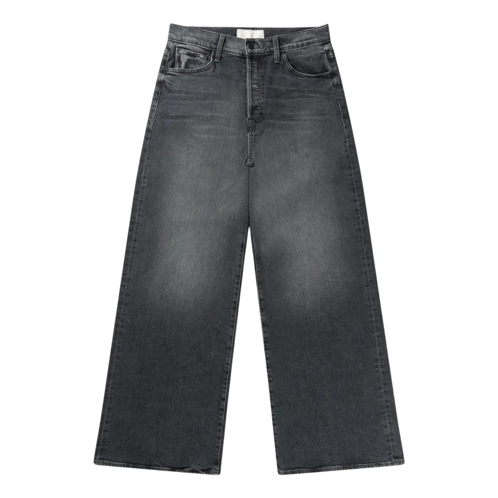 Mother Wijde Spijkerbroek met Grijze Kleur Gray Dames