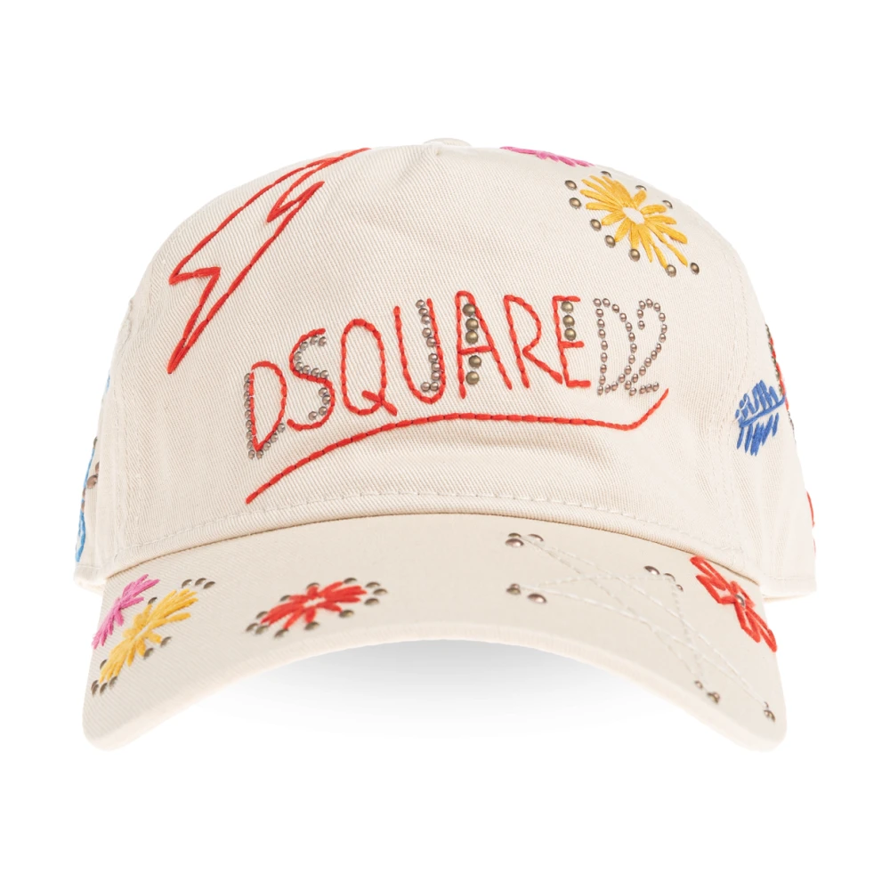 Dsquared2 Beige Basebollkeps