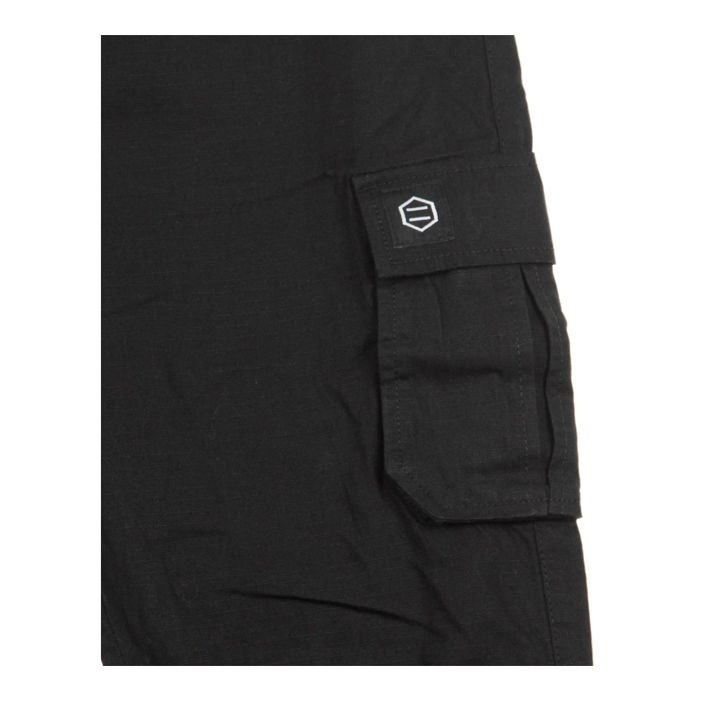 Dolly Noire Zwarte Ripstop Cargo Broek Black Heren