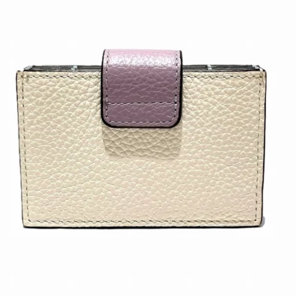 Coach Pre-owned Leather home-office Beige Dames
