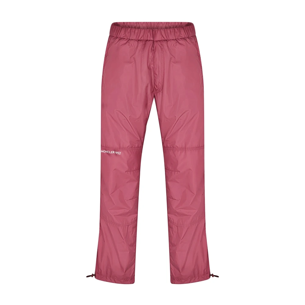 Moncler Men's Pink Trousers, Male,, Genius 1952 Water-Repellent Trousers Small