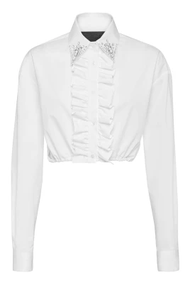 Popeline Cropped Shirt LS