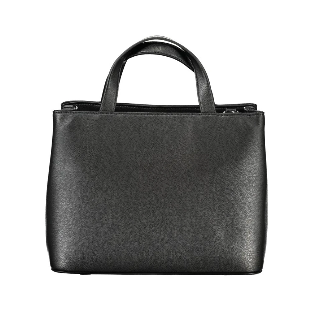Tommy Hilfiger Zwarte Polyester Handtas met Verstelbare Band Black Dames