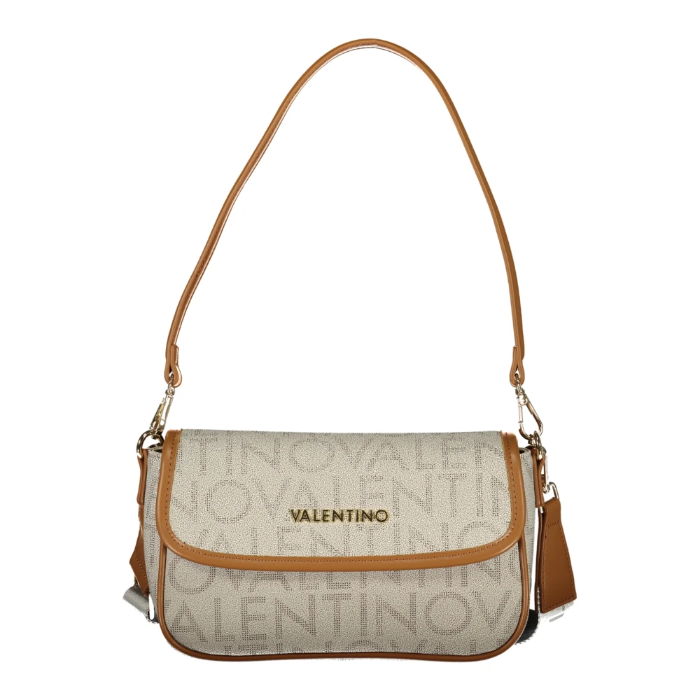 Valentino By Mario Valentino Women's Beige Cross Body Bags, One Size, Regina Re Flap Bag