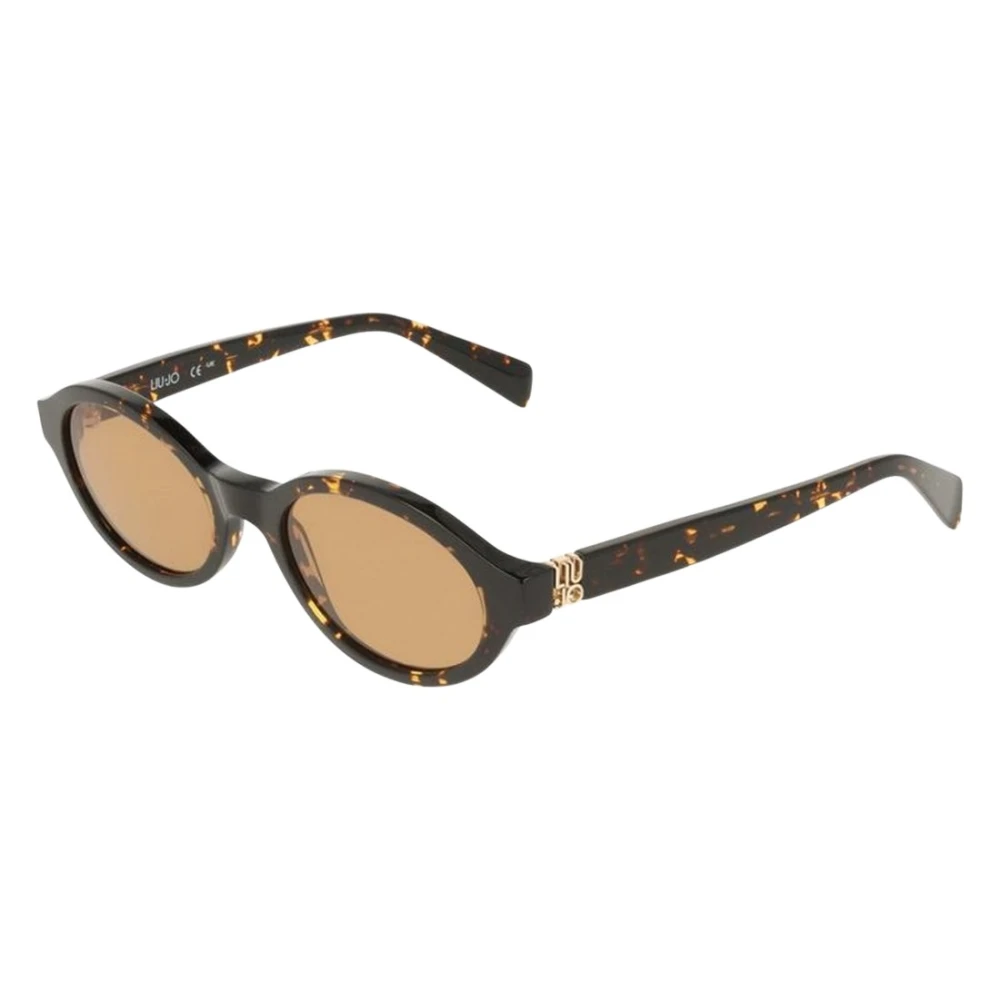 Liu Jo Lj827s 244 Woman Sunglasses Acetate Havana Round Normal - Image 2