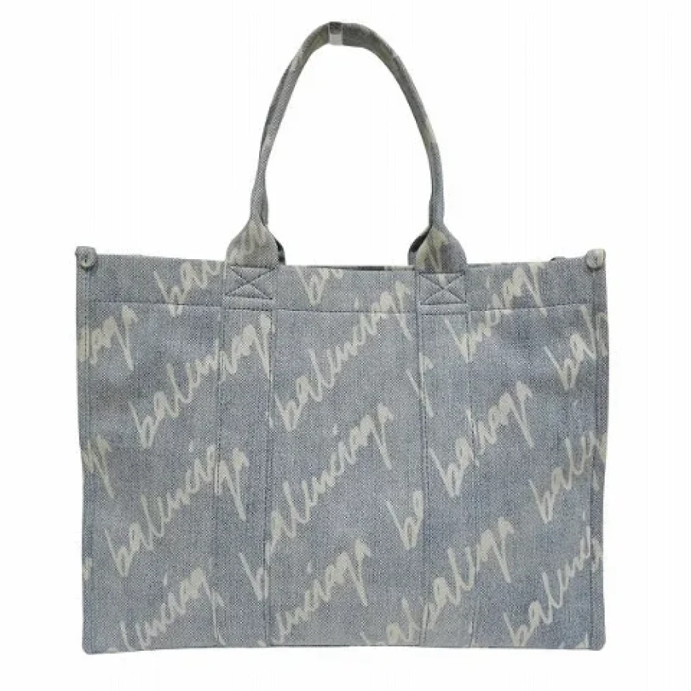 Balenciaga Vintage Pre-owned Denim balenciaga-bags Blue Dames