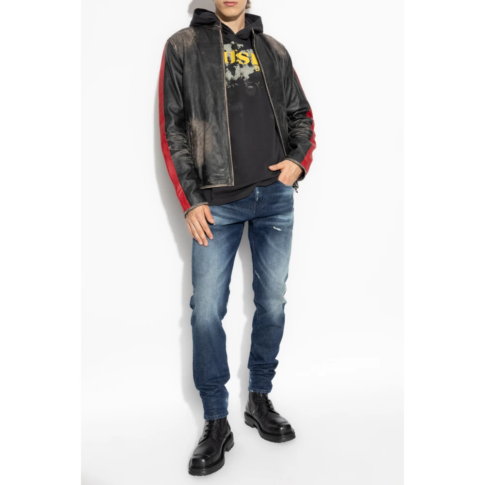 Diesel Hoodie S-Baxt-Hood-Q1 Black Heren