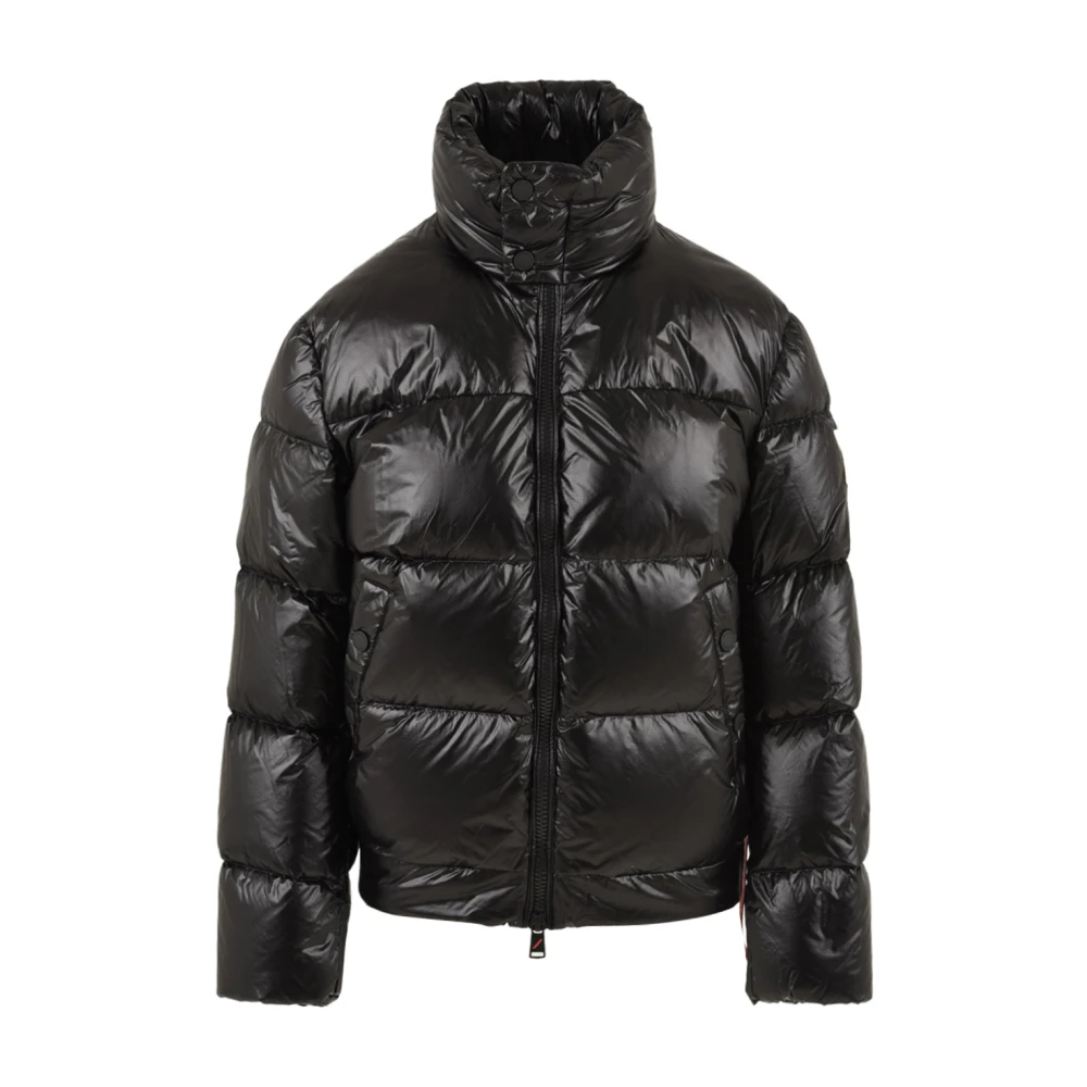 Afterlabel Zwarte Gewatteerde Jas met Ritssluiting Black Heren