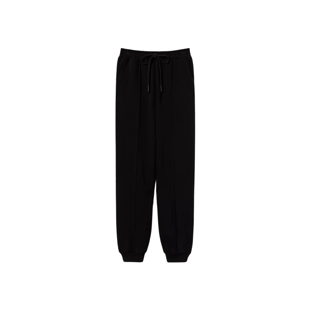 Twinset Joggers in Felpa-stijl Black Dames