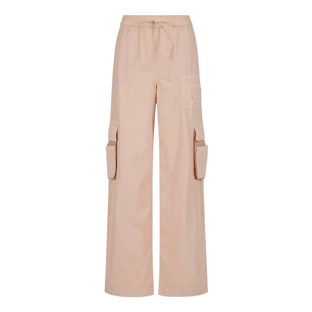 Iceberg Blush parachute canvas cargo fit broek Pink Dames