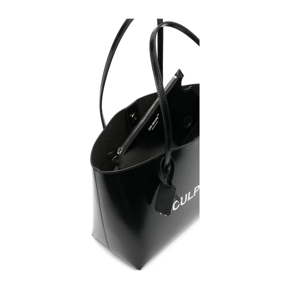 Off White Tote Bags Black Dames