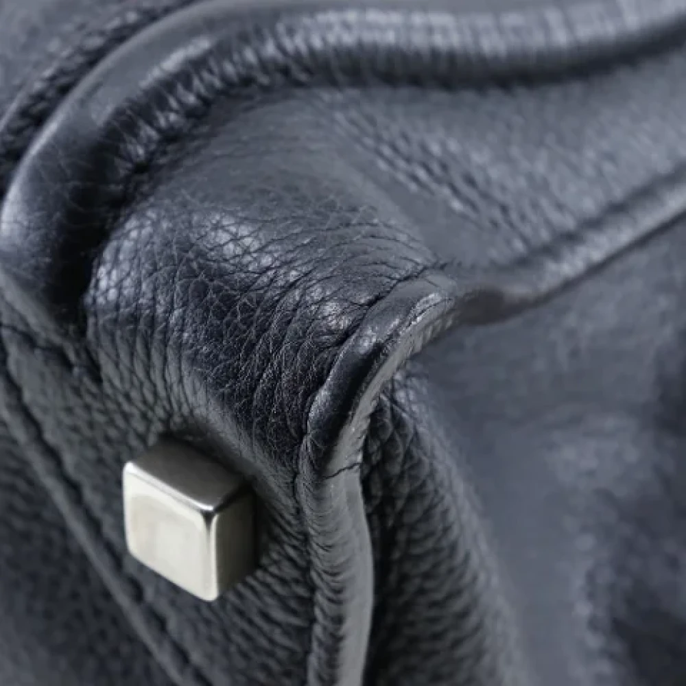 Celine Vintage Pre-owned Leather handbags Black Dames