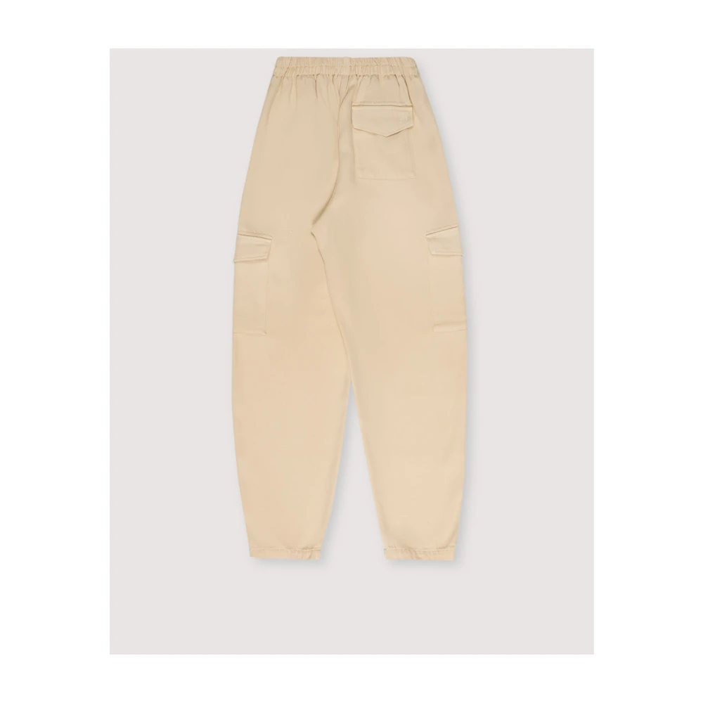 The New Society Chios Woman Cargo Pant Beige Dames