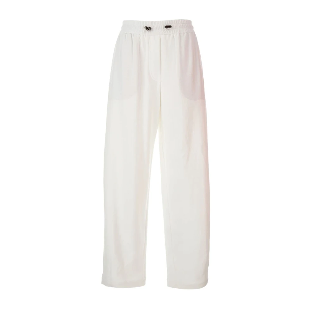 Trousers > Wide Trousers - - Brunello Cucinelli - Modalova