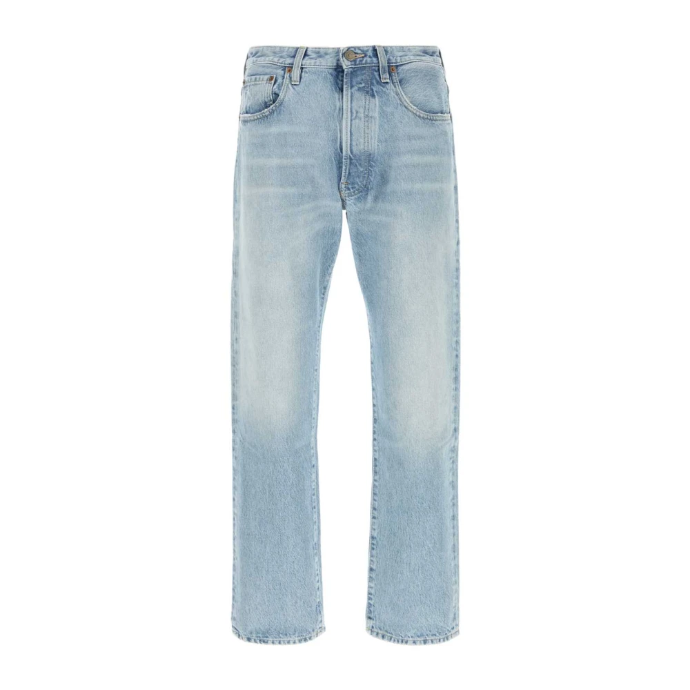 Valentino Garavani Men's Blue Straight Fit Jeans, W32, Denim Trousers