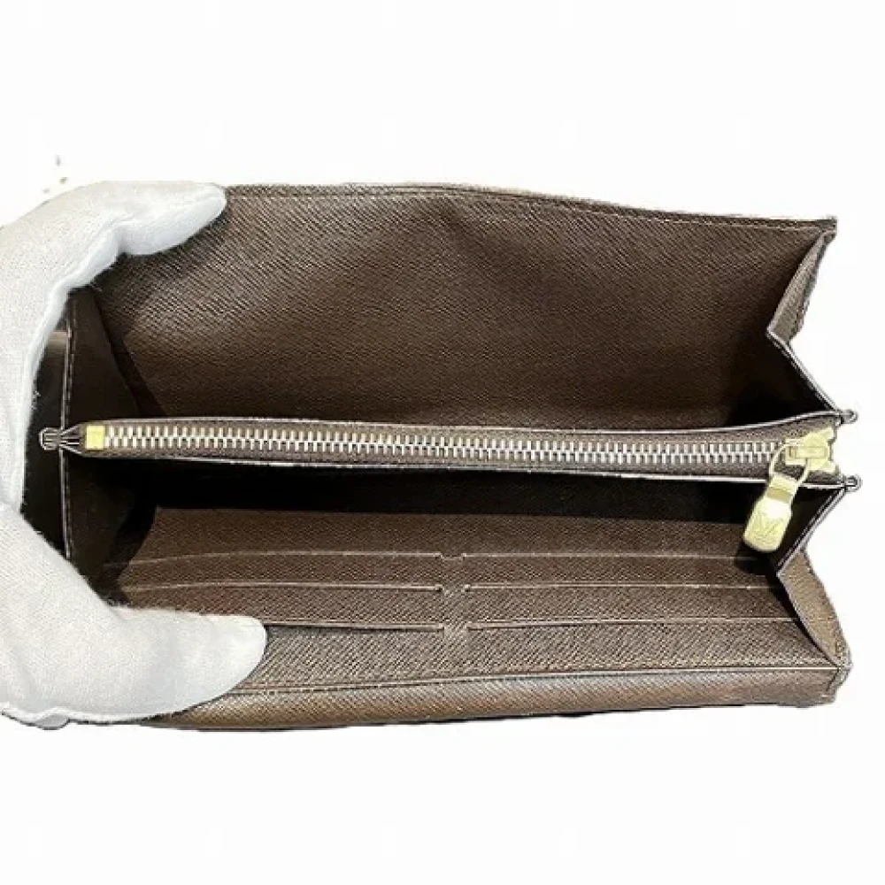 Louis Vuitton Vintage Pre-owned Canvas wallets Brown Dames