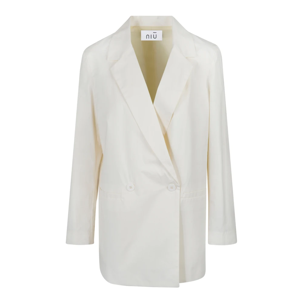 NIU - Jackets > Blazers - Beige - NIU - Modalova