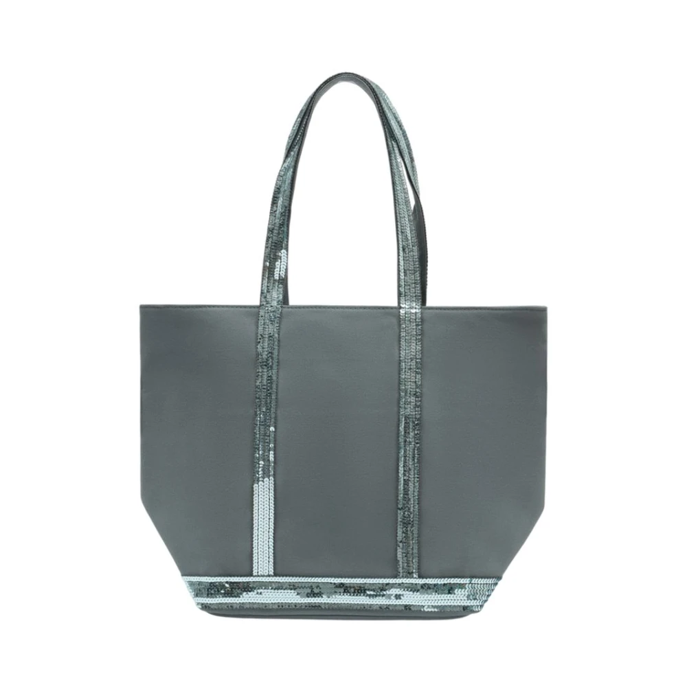 Vanessa Bruno Women's Gray Canvas M Zipped Cabas Tote - Shopping Bags - One Size - Bags
