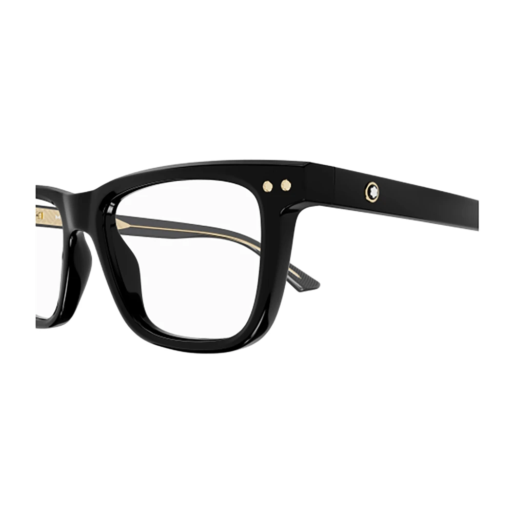 Montblanc Zwarte optische monturen voor heren Black Heren