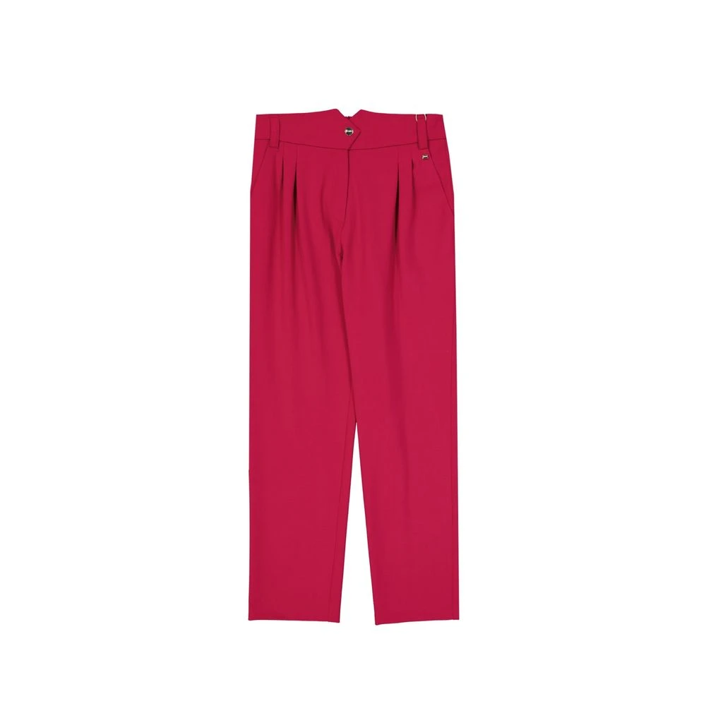 Herno Women's Red Multicolor Elastane Pants