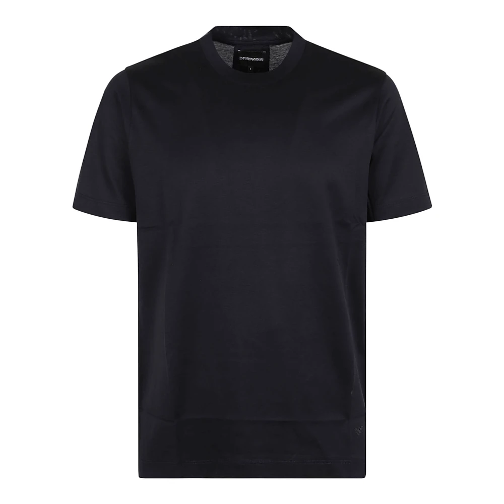 Emporio Armani Navy Blauw T-shirt Blue Heren