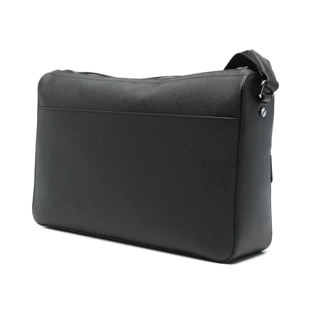 Michael Kors Tech Medium Messenger Tas Black Heren