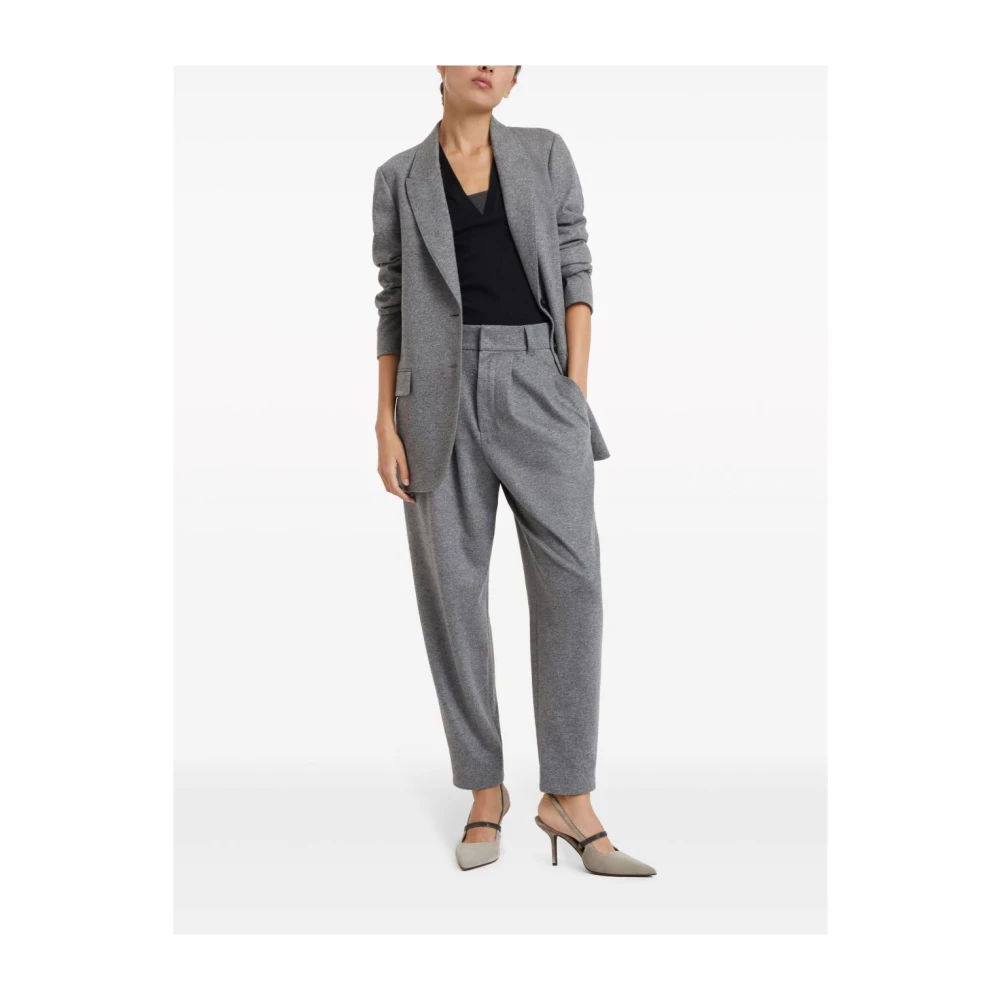 BRUNELLO CUCINELLI Zwarte T-shirts en Polos Black Dames