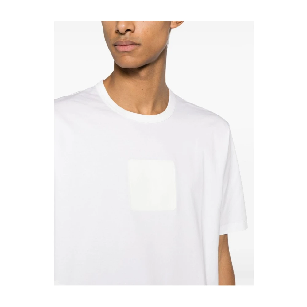 C.P. Company Logo Badge T-Shirt White Heren