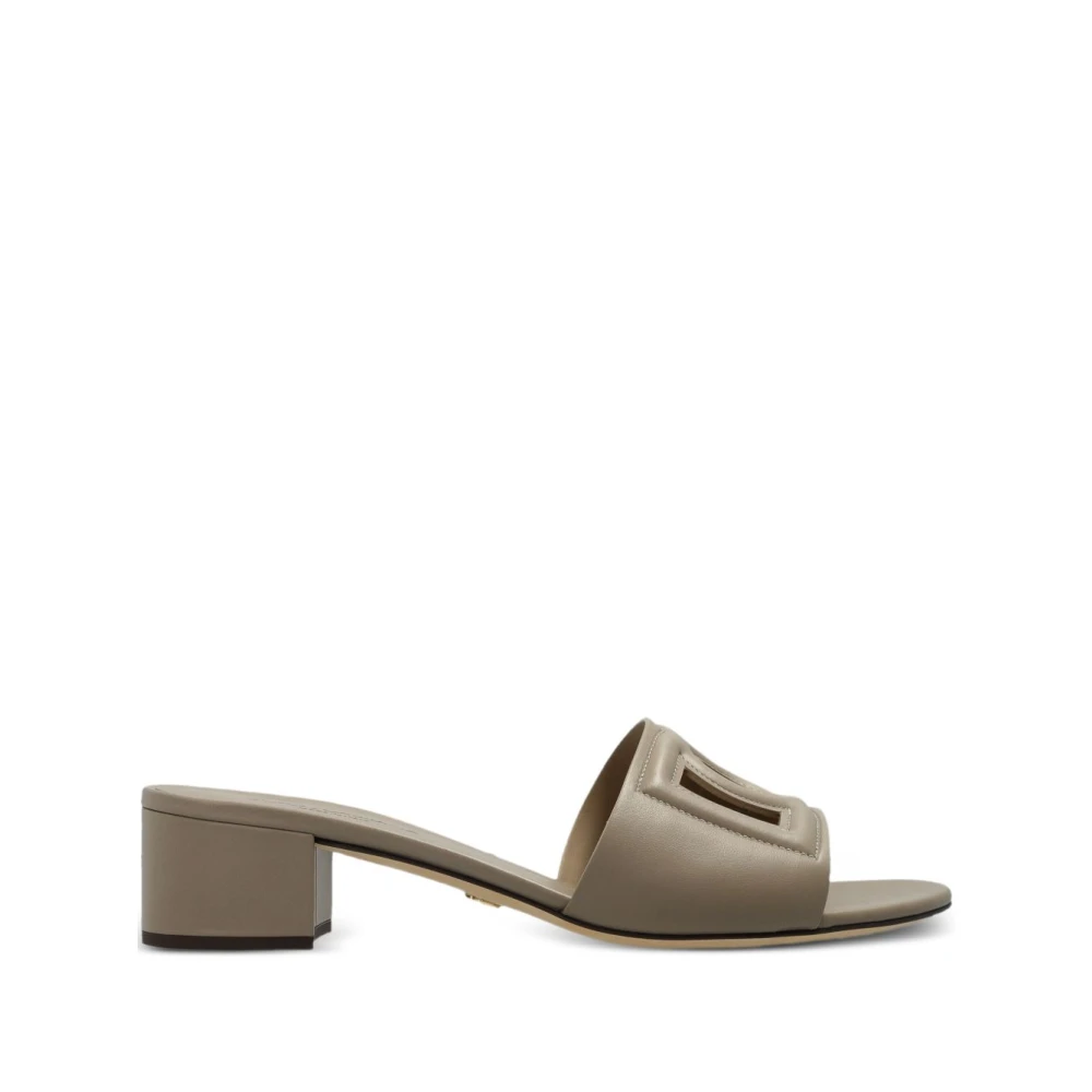 Dolce & Gabbana Damen Grau Karol Mule