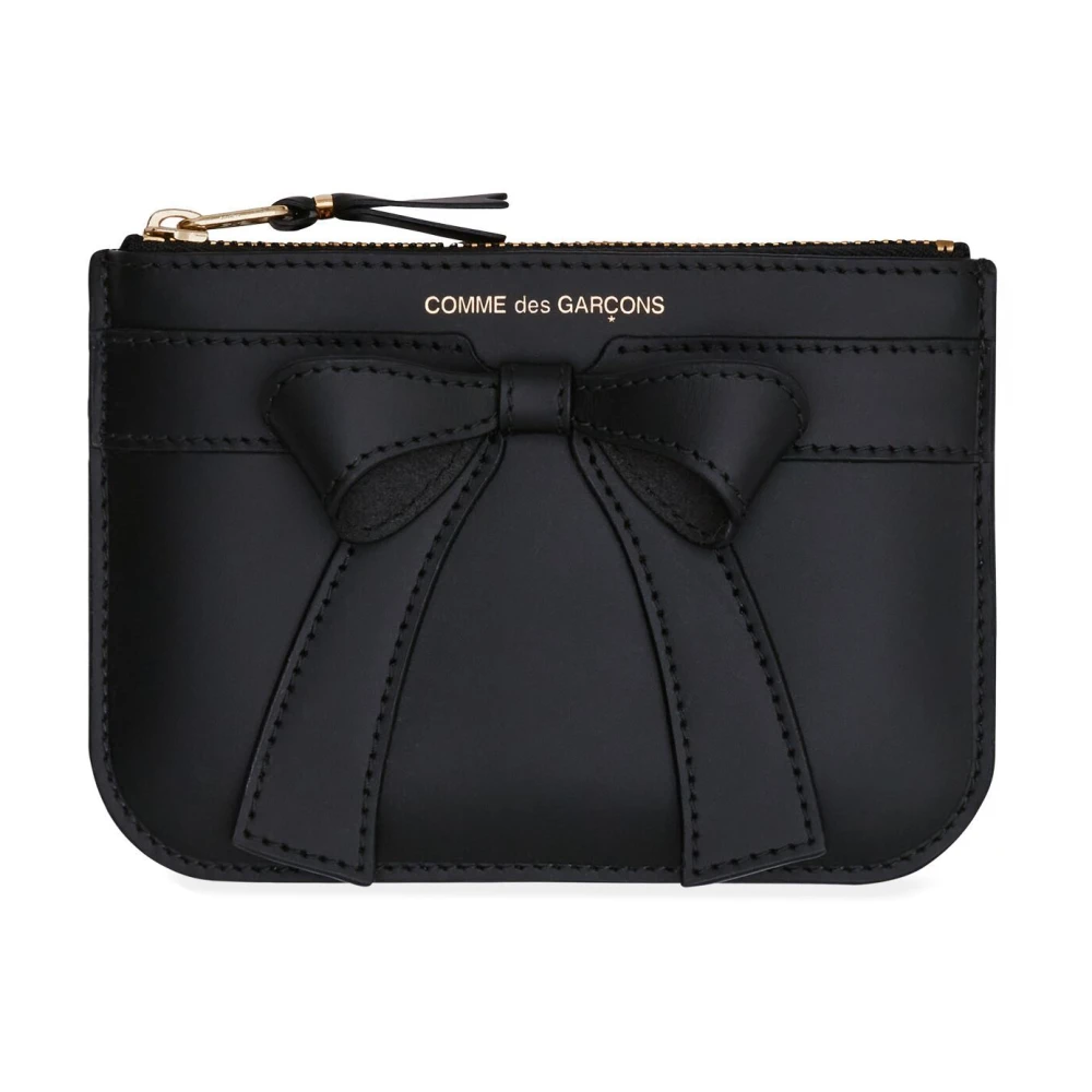 Comme des Garçons Zwarte Big Bow Portemonnee Black Heren