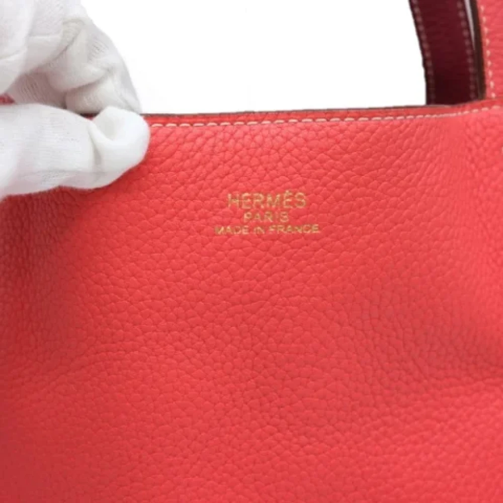 Hermès Vintage Pre-owned Leather totes Purple Dames