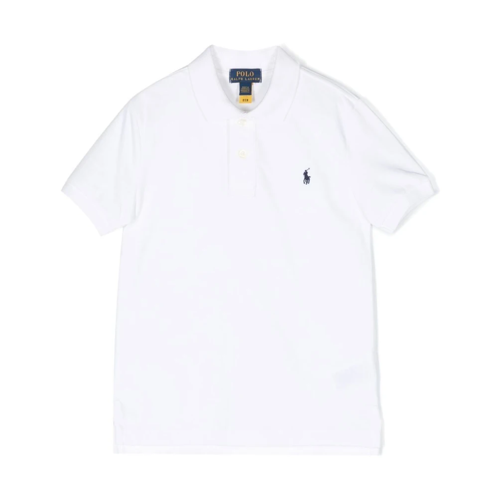 Polo Ralph Lauren Men's White Polo T-Shirt With Pony Motif