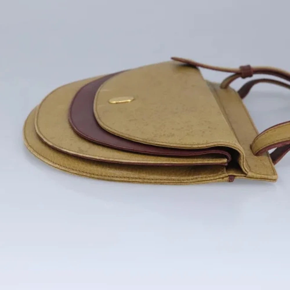 Cartier Vintage Pre-owned Leather shoulder-bags Beige Dames