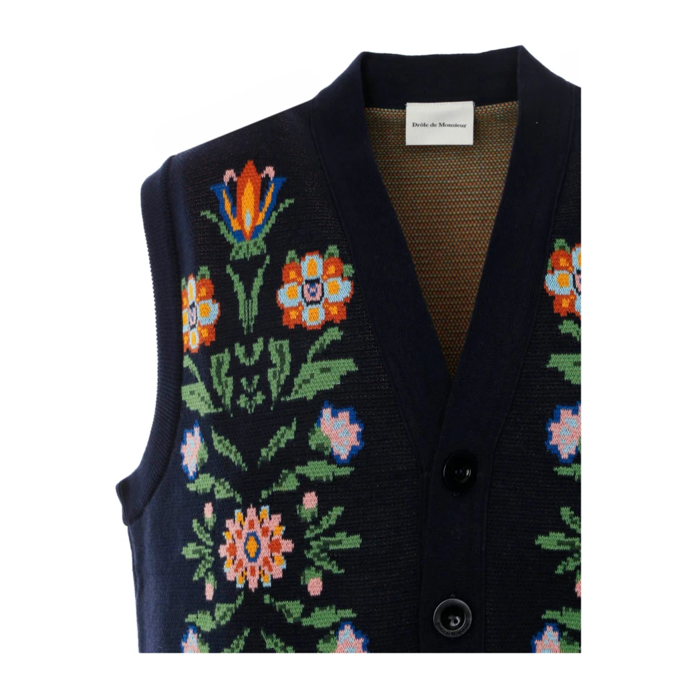 Drole de Monsieur Cardigans Blue Heren