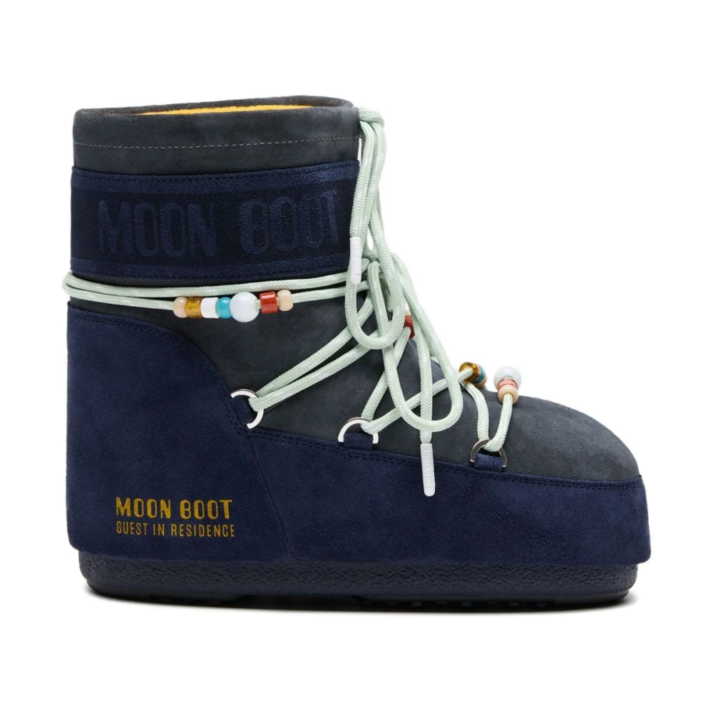 Moon Boot Women's Blue Icon Boots - Winter Boots - 3 Uk - Shoes