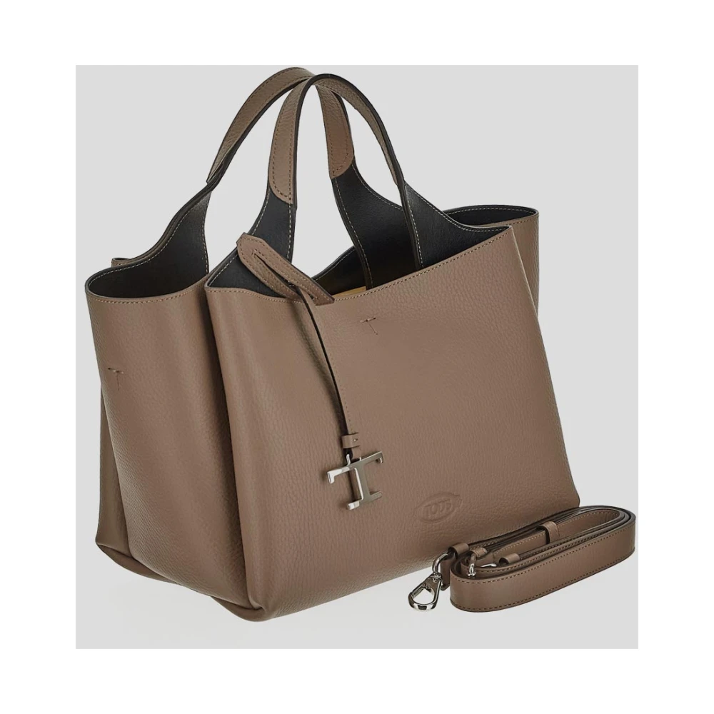 TOD'S Leren Handtas Beige Dames