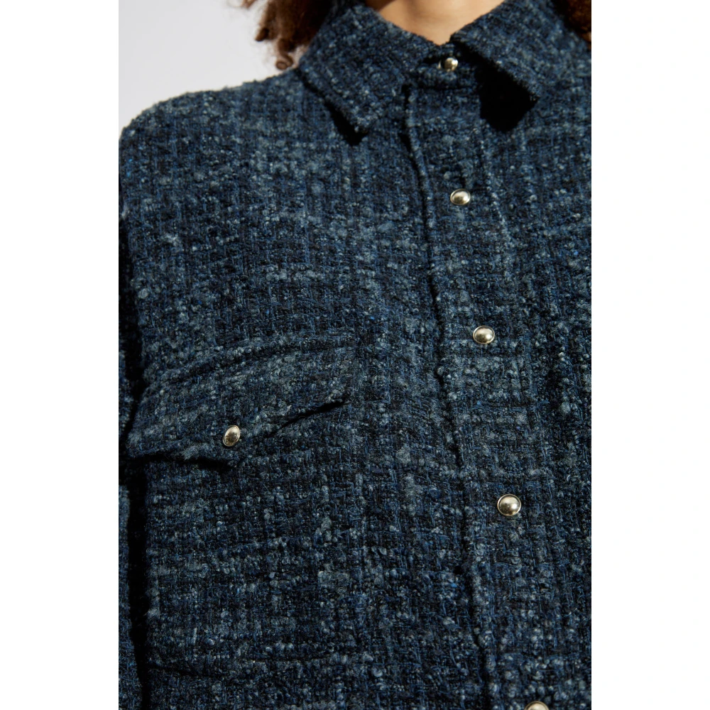 IRO Shirt Binna Blue Dames