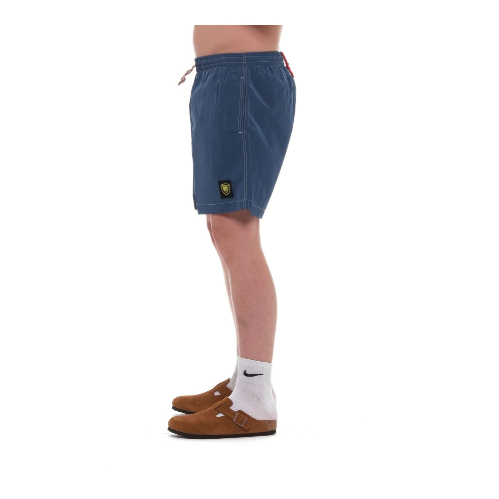 Blauer Stijlvolle zwemkleding voor mannen Blue Heren