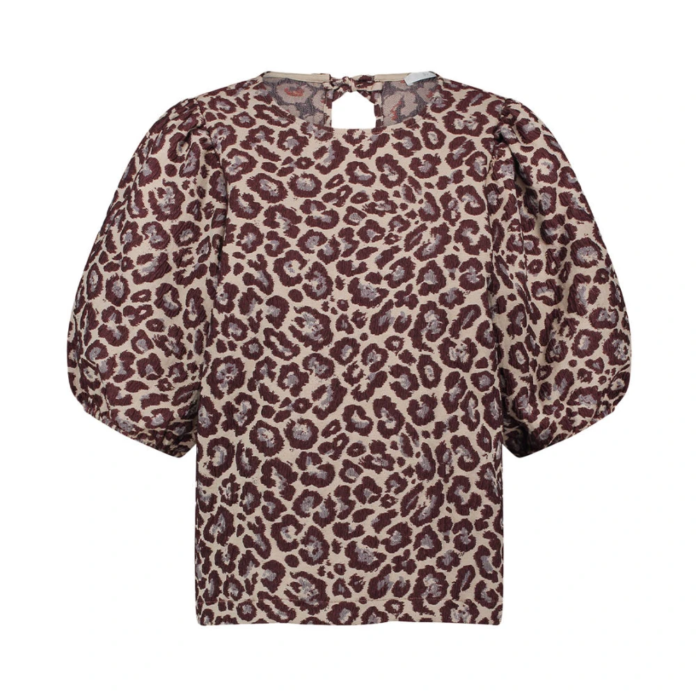 By-Bar Korte Mouw Jet Blouse Pink Dames