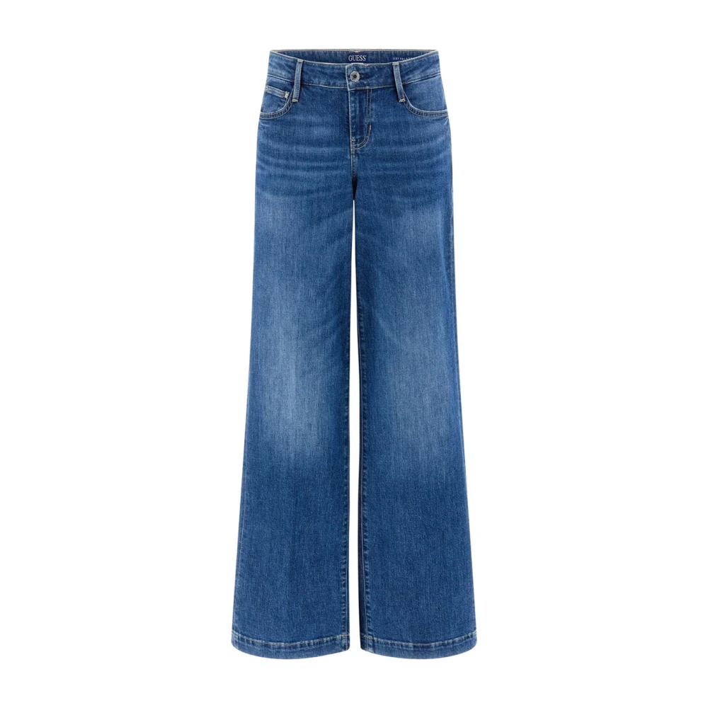 Guess Wijde Pijp Palazzo Jeans Blue Dames