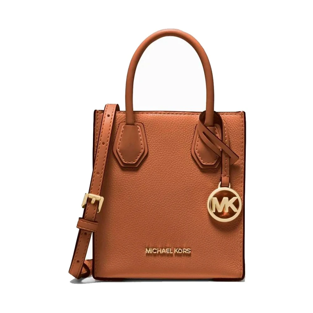 Michael Kors Brown Handbags, Female, One Size, Mercer Crossbody Bag