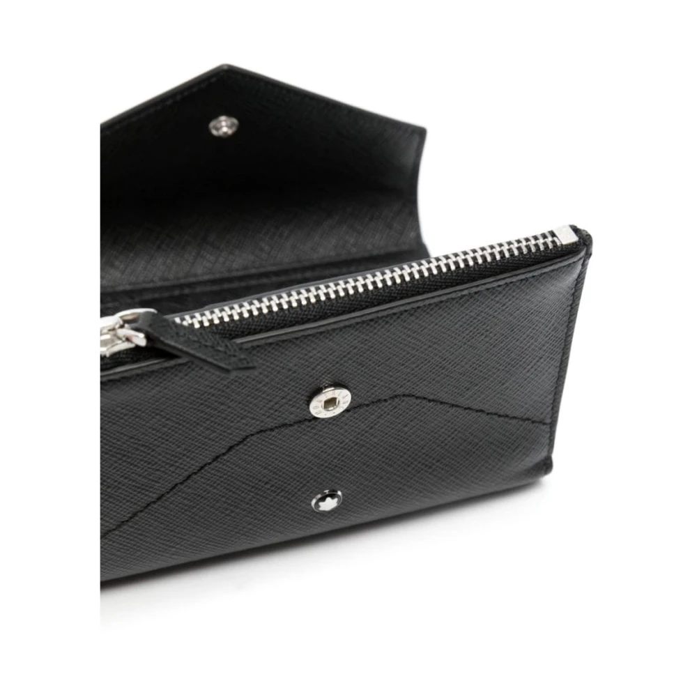 Montblanc Zwarte Portemonnees voor Mannen Black Heren