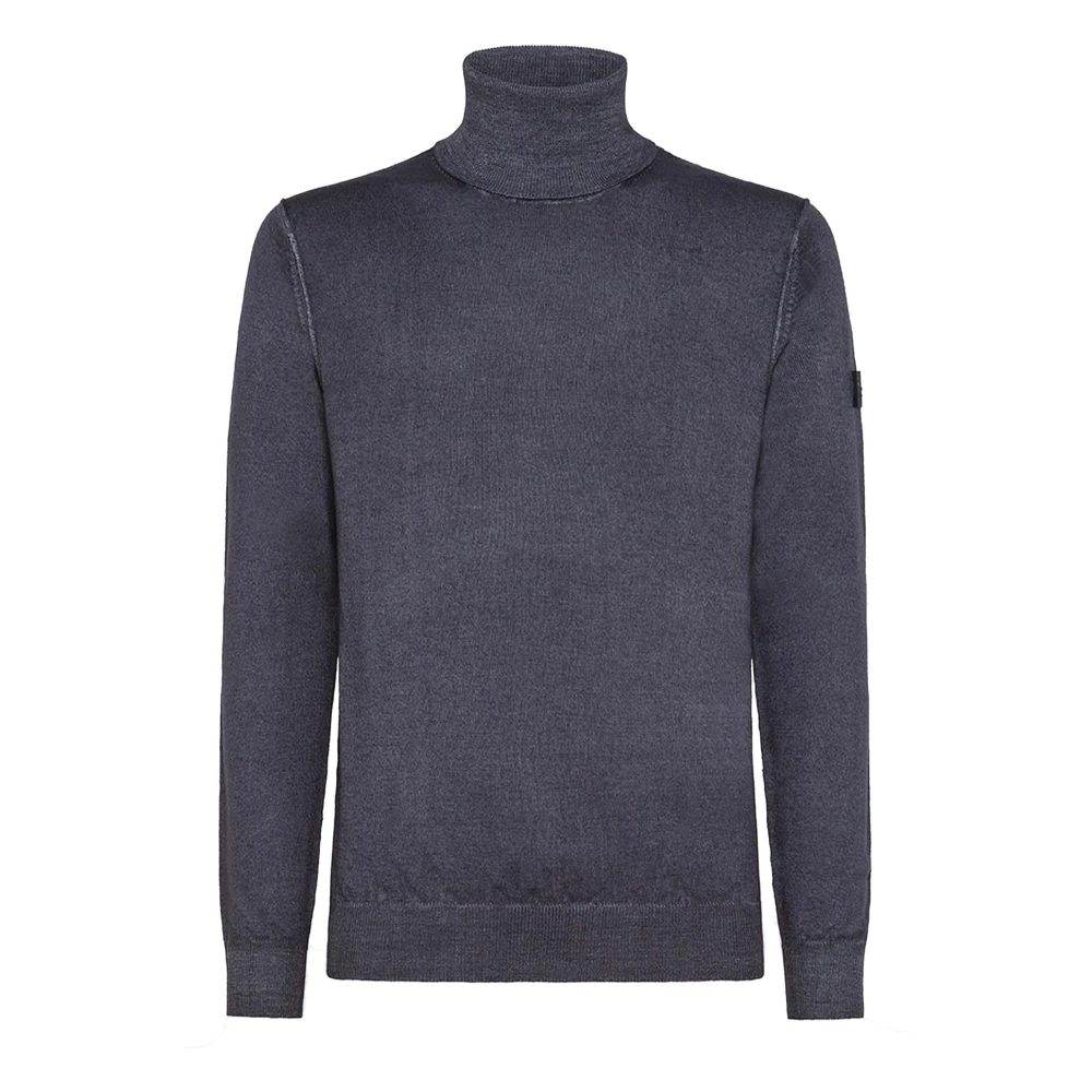 Peuterey Men's Blue Turtlenecks, S, Turtleneck Knitwear