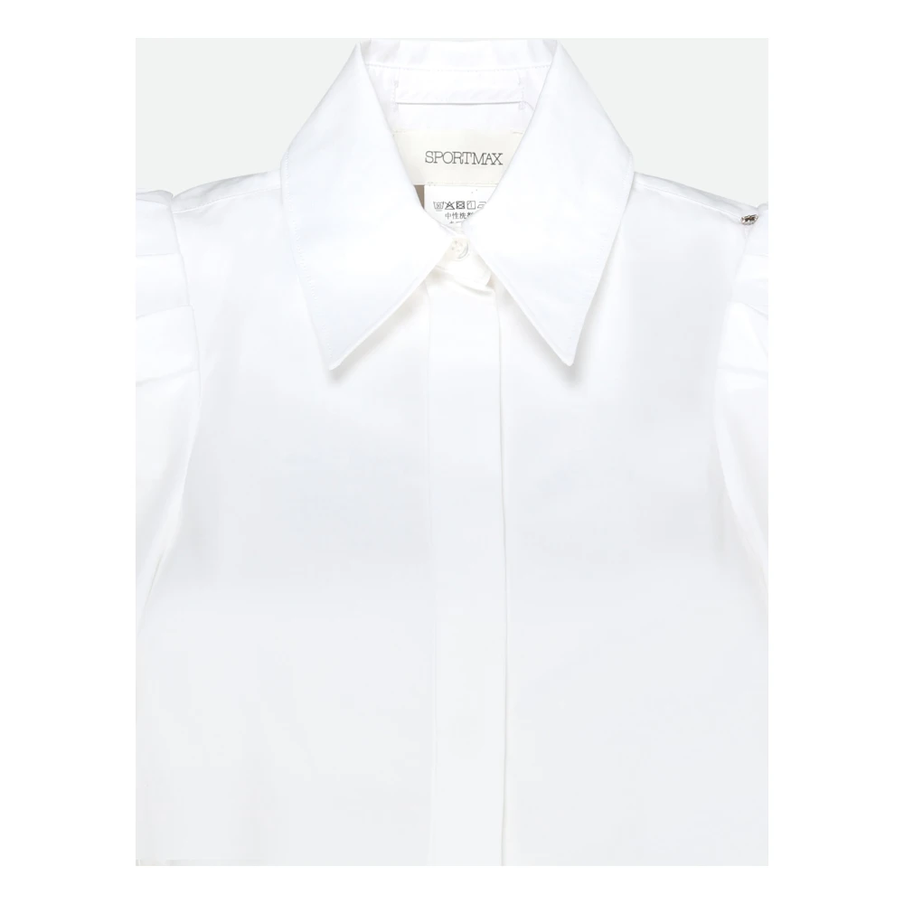 SPORTMAX Witte Overhemd White Dames
