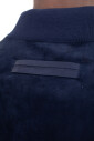 bomber-bleu-avec-bords-en-tricot
