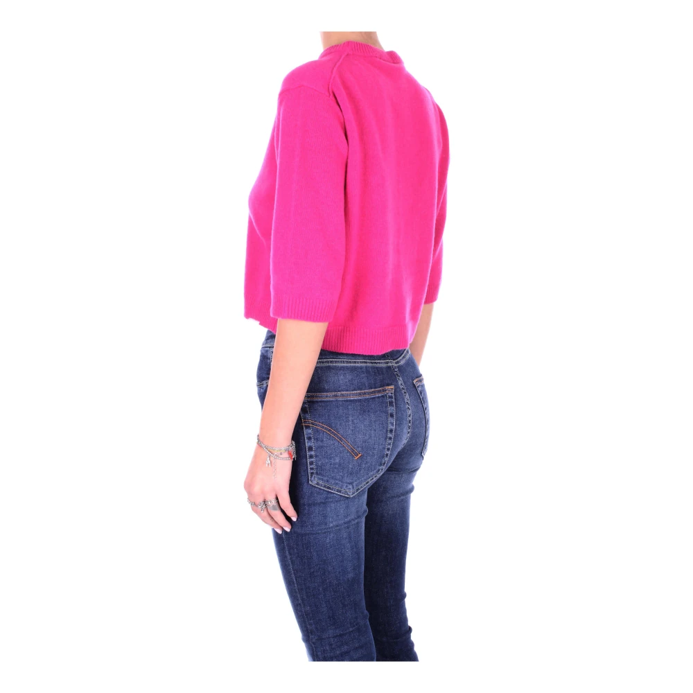 Semicouture Stijlvolle Sweaters Pink Dames