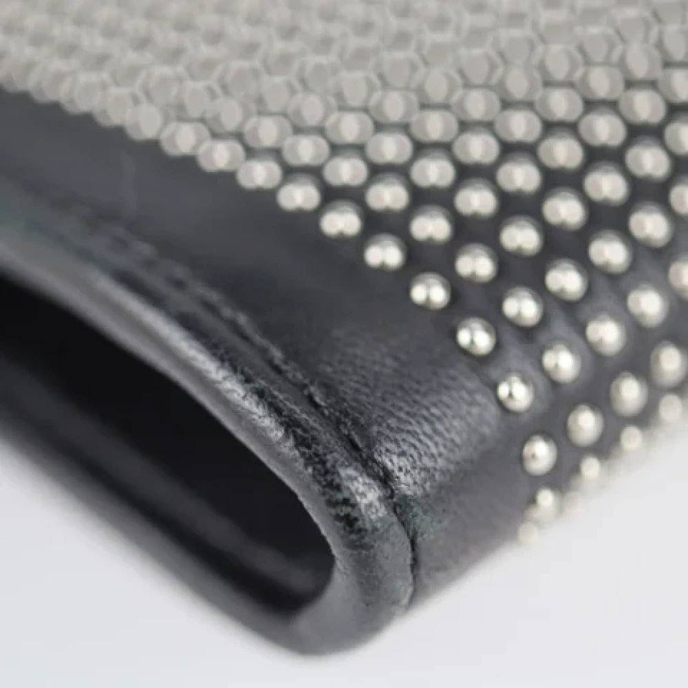 Jimmy Choo Pre-owned Leather wallets Black Dames