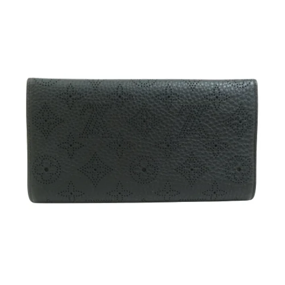 Louis Vuitton Vintage Pre-owned Leather wallets Black Dames