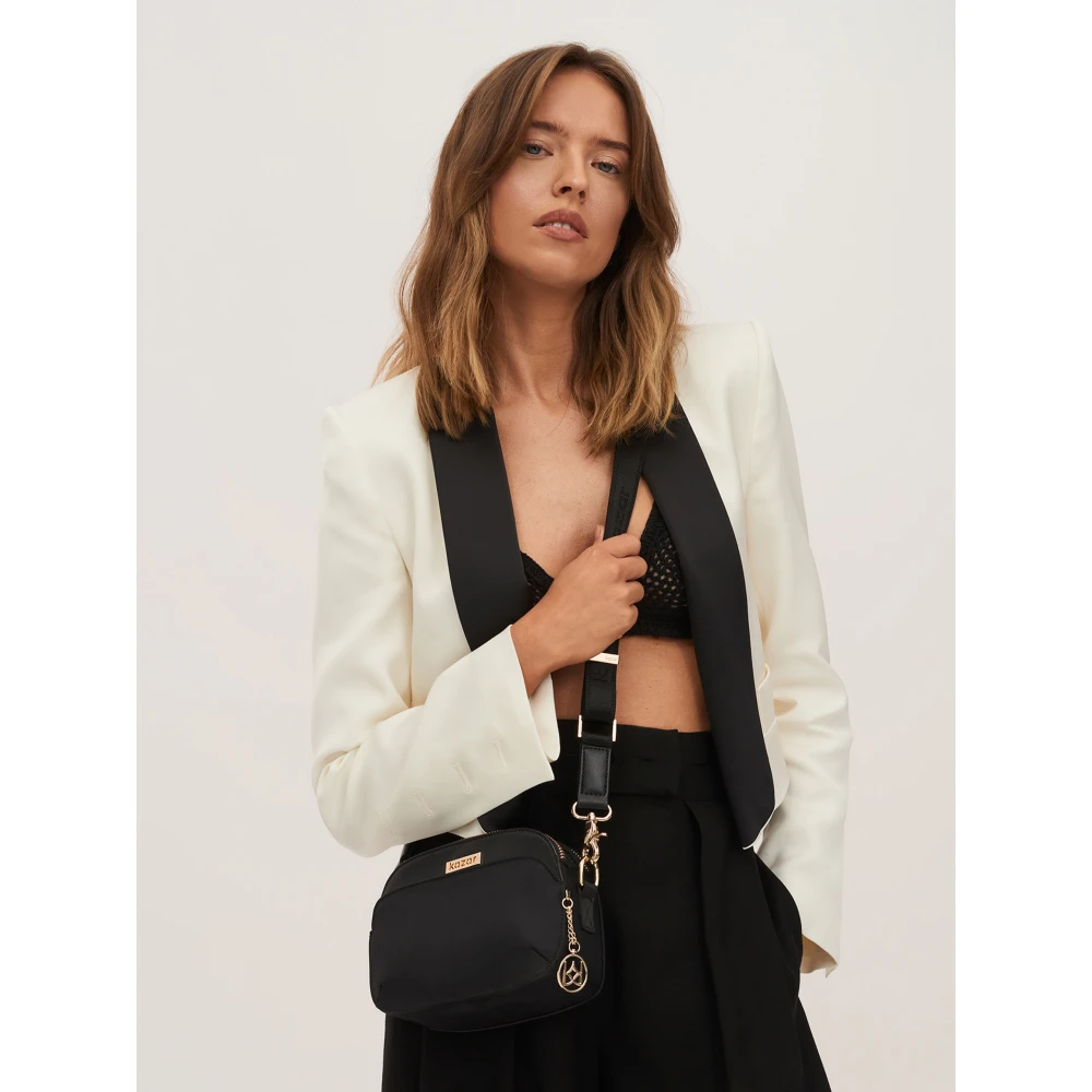 Kazar Dames zwarte schoudertas Black Dames